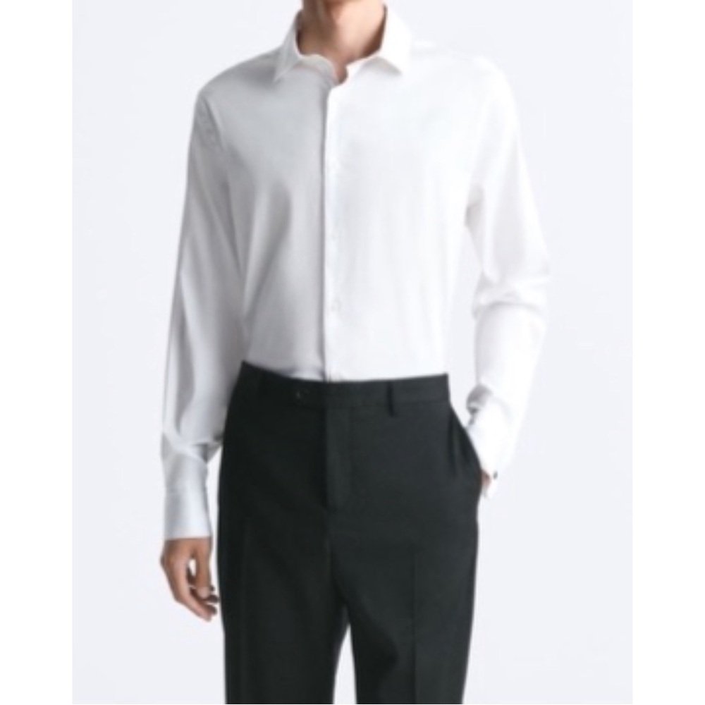 Zara: French cuff shirt Nwt